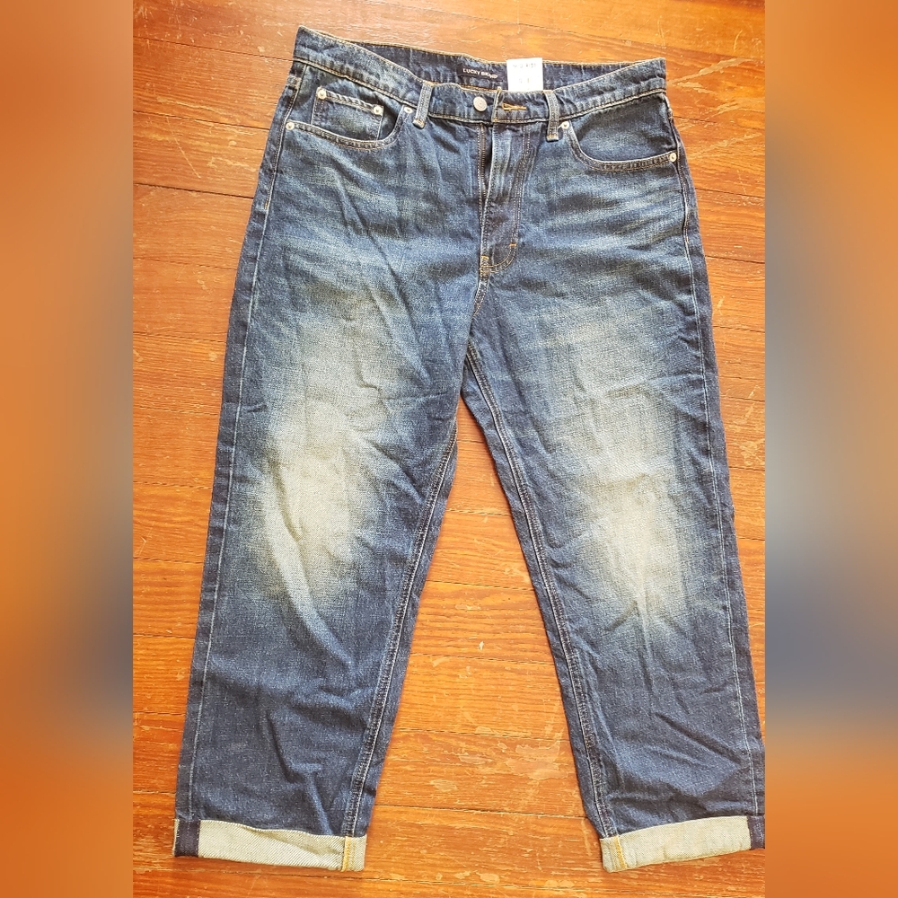 NWT - Lucky Brand Mid Rise Boy Jean - Size 12/31